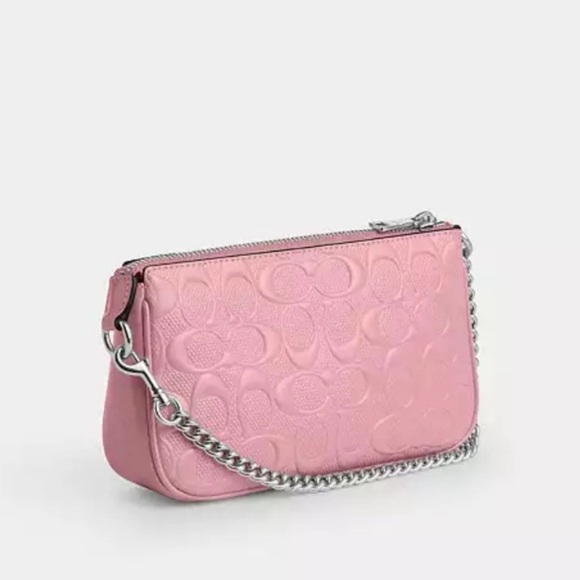 Coach Nolita 19 In Signature Leather With Heart Charm - Picture 3 of 3